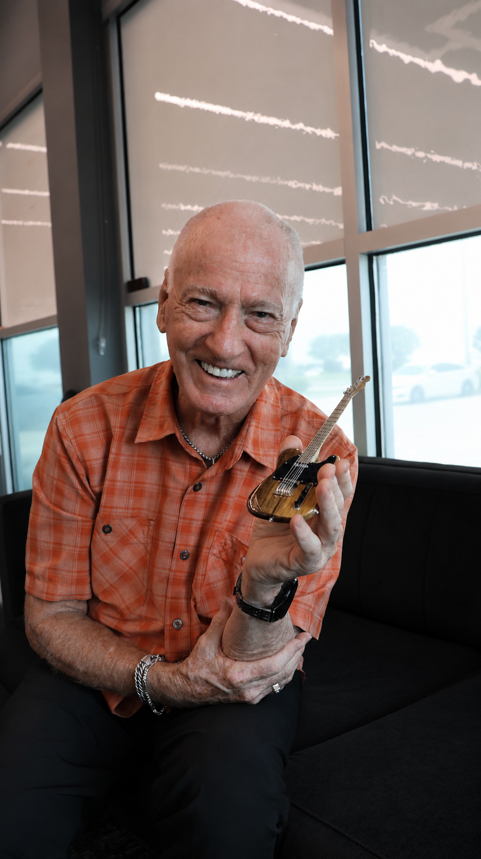 Rob Gwynne, master goldsmith, in his workshop